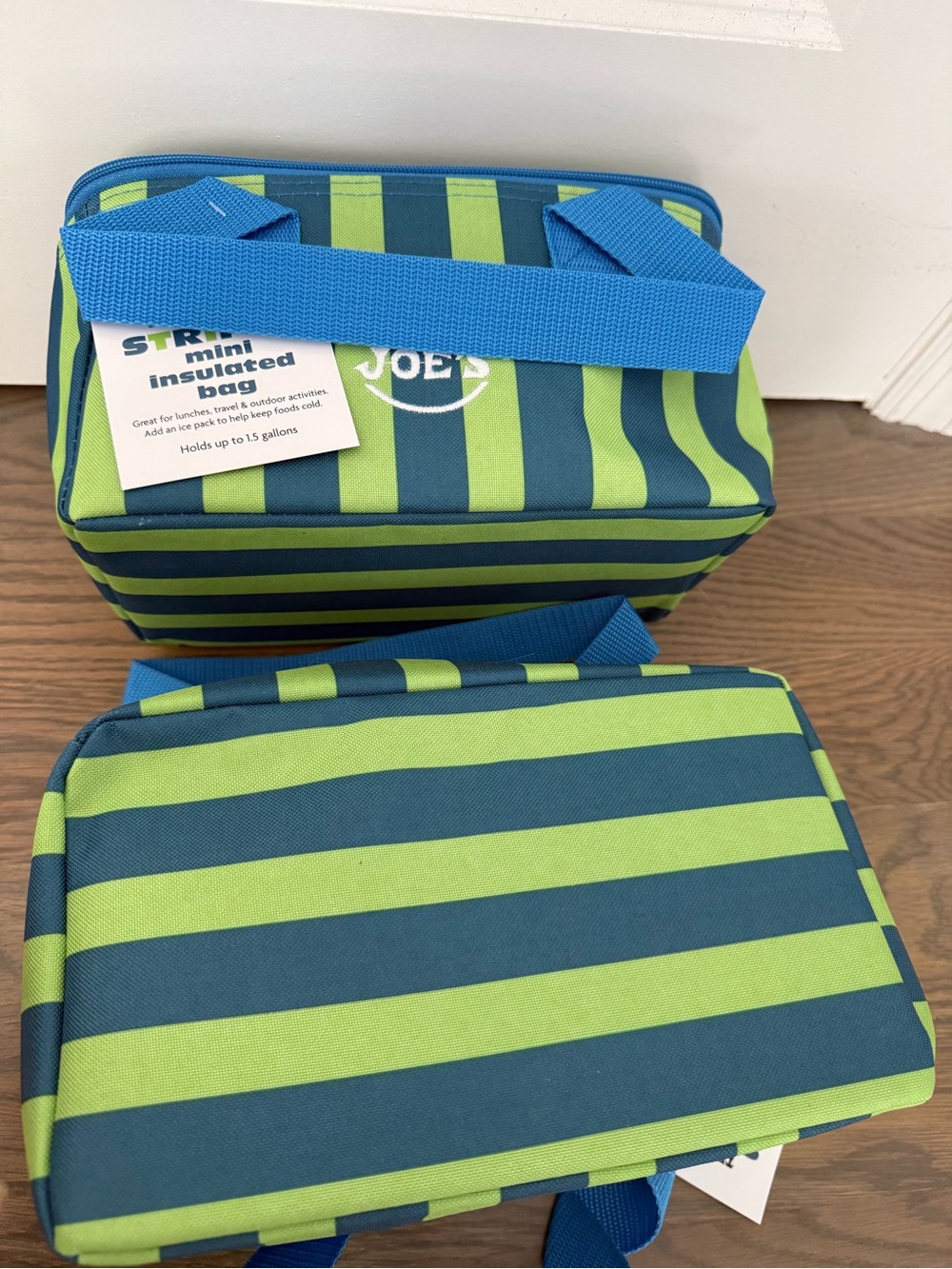 Trader Joe's Striped Mini Insulated Bag - Picture 2 of 7